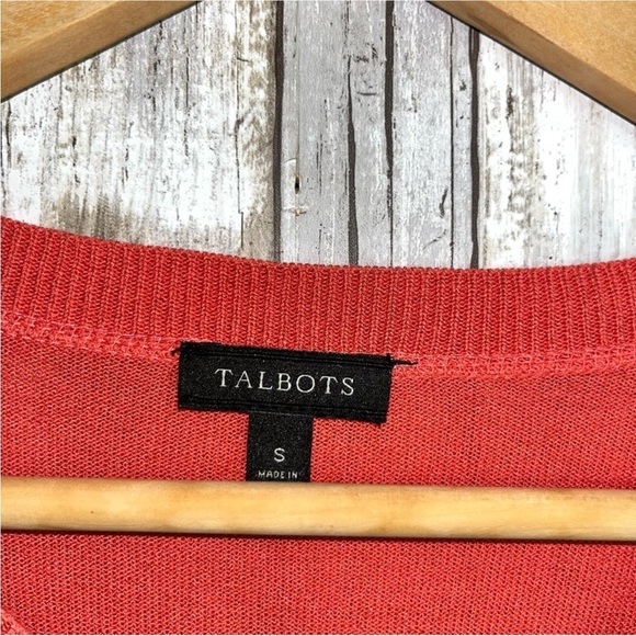 Talbots Red Striped Long Sleeve - Picture 4 of 4